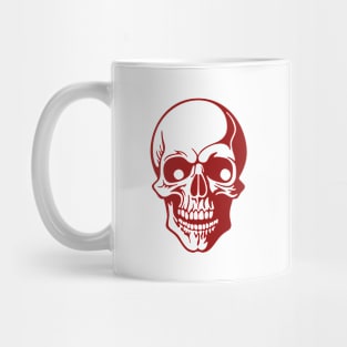 Intricate Red Skull Mug